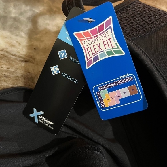 NWT Hanes Comfort Flex Fit Women’s Plus Size Adjustable Strap Bra - Picture 4 of 6